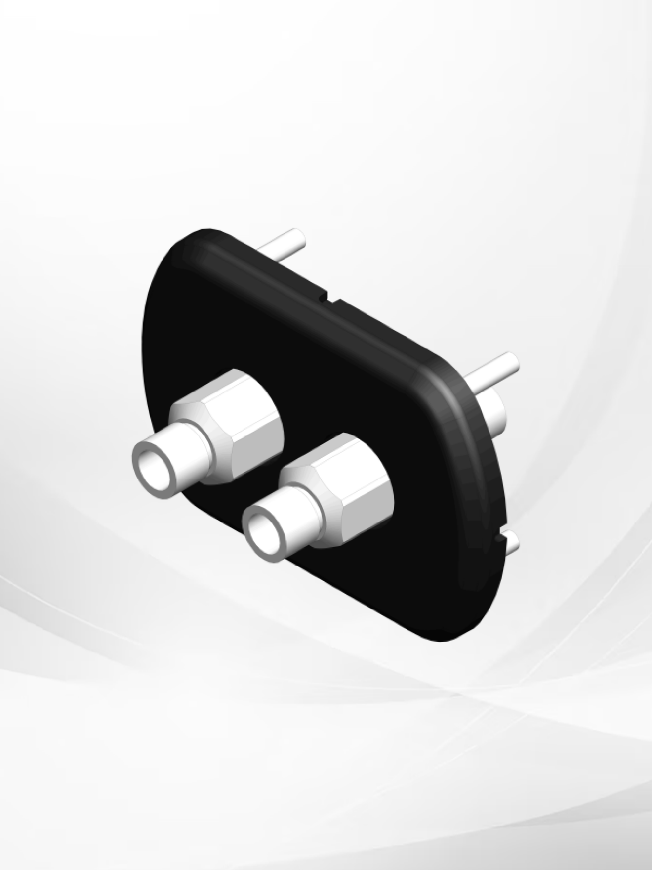 HTHB Bulkhead Fitting (Black) Bulkhead Fitting